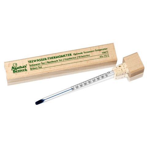 Agatha S bester Teewasserthermometer Holzkiste