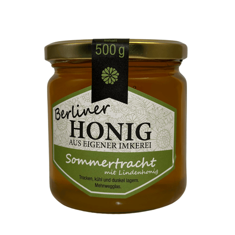 Berliner Honig - Sommertracht 500g mit Lindenhonig - Teekränzchen