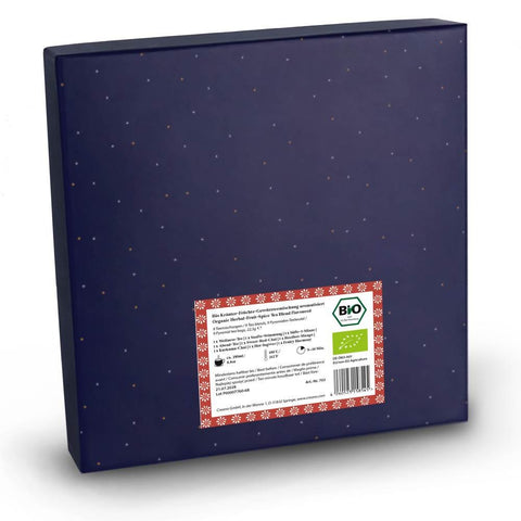 Christmas Bio Kräutertee 9er Pyramiden Geschenkset „ORGANIC HERBAL TEA“ - Teekränzchen