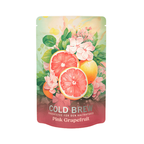 Cold Brew Früchtetee "Pink Grapefruit" - Teekränzchen CILD BREW fürchtete für den kaltaufgussteekraenzchen.eu
