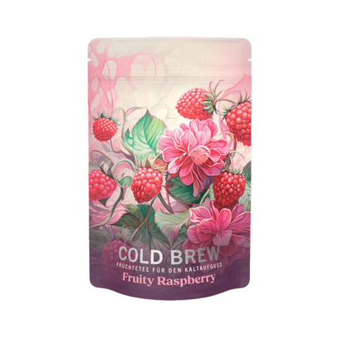 Cold Brew Früchtetee "Fruity Raspberry" - Teekränzchen CILD BREW fürchtete für den kaltaufgussteekraenzchen.eu