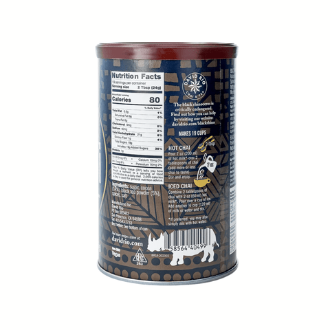 David Rio - Black Rhino Cocoa Chai Tee 456g Dose - Teekränzchen