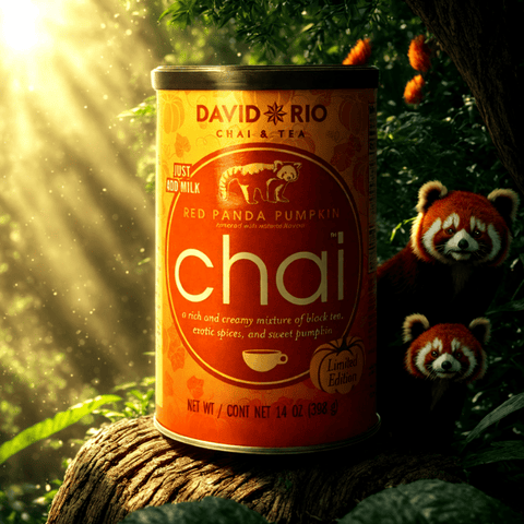 David Rio - Red Panda Pumkin Chai 398g Dose - Teekränzchen