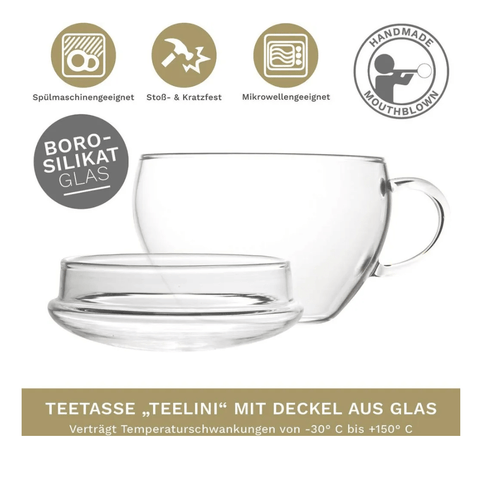 Die Glastasse Teelini - Teekränzchen