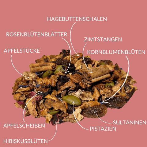 Früchtetee "Pistazien - Apfelstrudel" - Teekränzchen