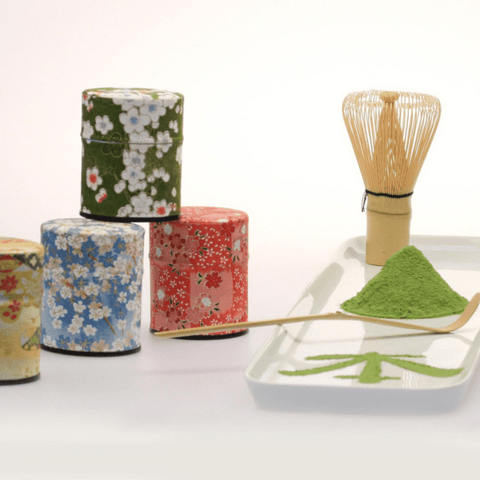 Matcha Premium Wazuka Tee 30 Gramm Dose in Jap. Seidenpapier - Teekränzchen