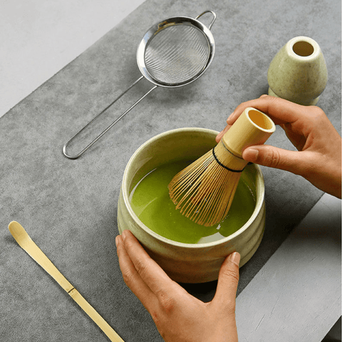Premium Matcha Set Japan komplett 5-teilig für matcha Liebhaber optimal für dein Teeritual - Teekränzchen