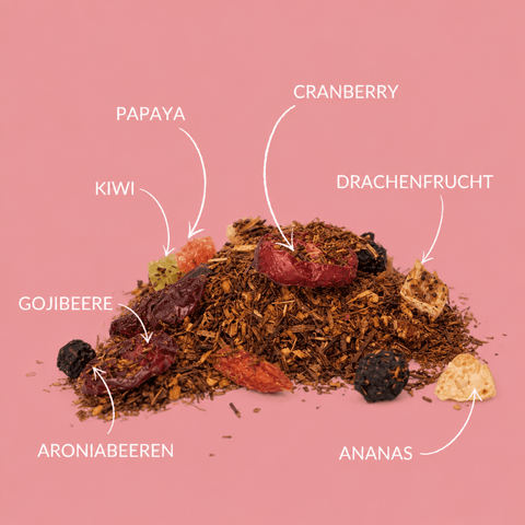 Rotbuschtee "Gojibeere-Cranberry-Granatapfel"