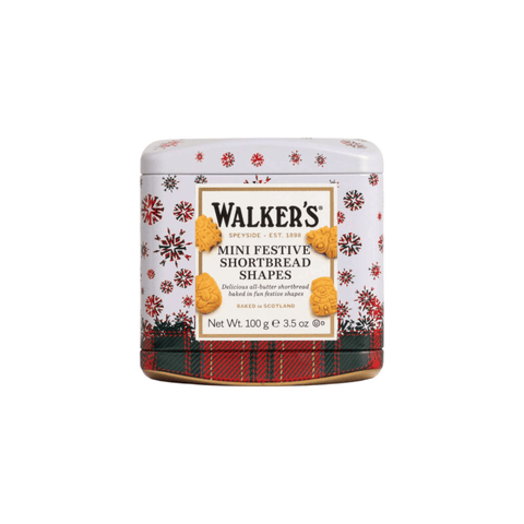 Walkers Shortbread Ltd. – Mini Shortbread Festive Shapes Tin 100g