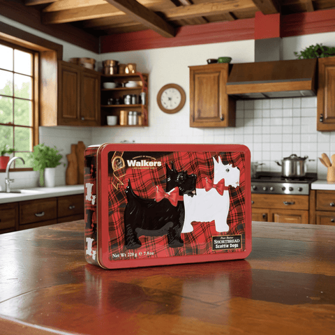 Walkers Shortbread Ltd. – Scottie Dog Mac Shaped 220g – Dose - Teekränzchen
