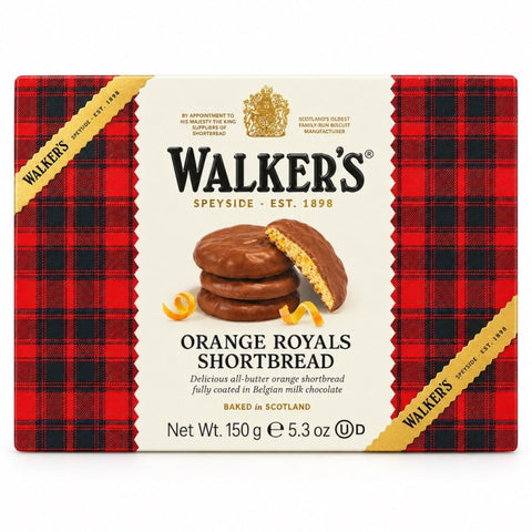 Walkers Shortbread – Luxury Orange Royals 150g