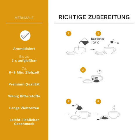 8 Teeblüten-ErblühTeelinis in 4 verschiedenen Sorten (Weißer Tee) - Teekränzchen