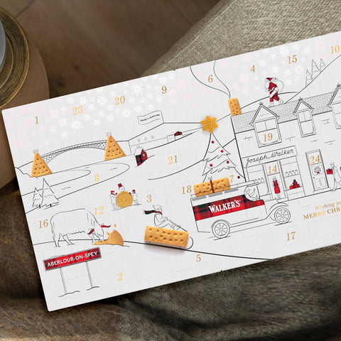 Adventskalender Shortbreads von Walkers - Teekränzchen