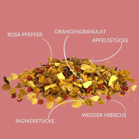 Früchtetee "Orange mit Ingwer" - Teekränzchen