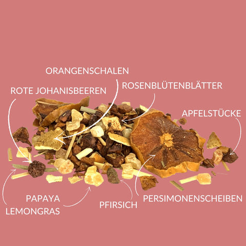 Früchtetee "Persimone Pfirsich" - Teekränzchen