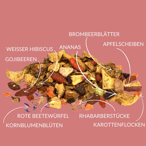 Früchtetee "Rhabarberträumchen" - Teekränzchen