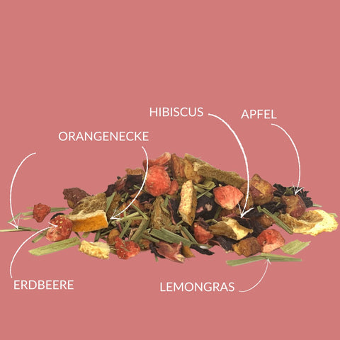 Früchtetee „Sonnentee® Erdbeere – Orange“ - Teekränzchen