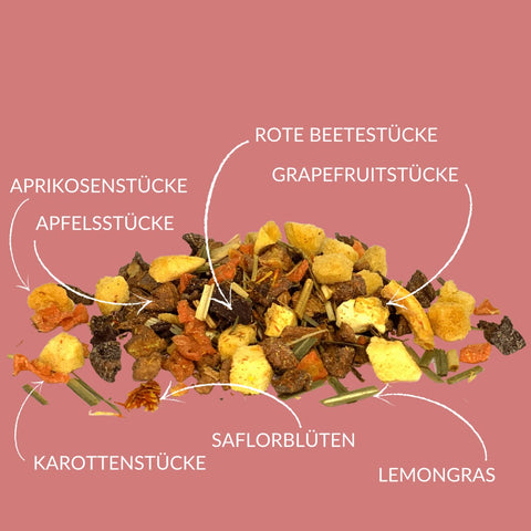 Früchtetee “Vitamin Quelle" NEU mild natürlich - Teekränzchen