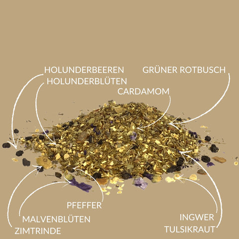 Kräutertee "Holunderblüte Ingwer“ - Teekränzchen