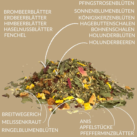 Kräutertee „Schietwettertee“ - Teekränzchen