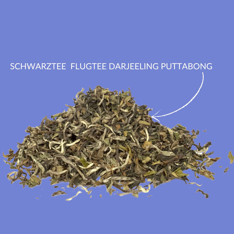 Schwarzer Tee Darjeeling First Flush PUTTABONG DJ1 Flugtee 2023 - Teekränzchen