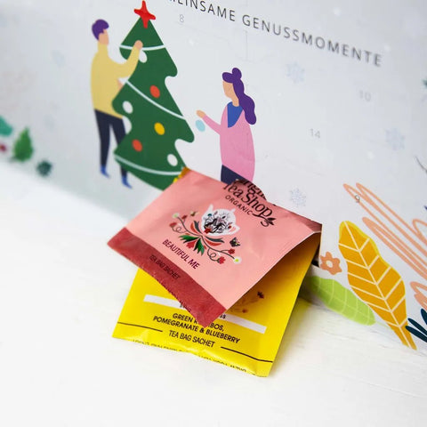 Tee Adventskalender für Zwei "Tea for Two" - 48 x Tee für den Advent - Teekränzchen
