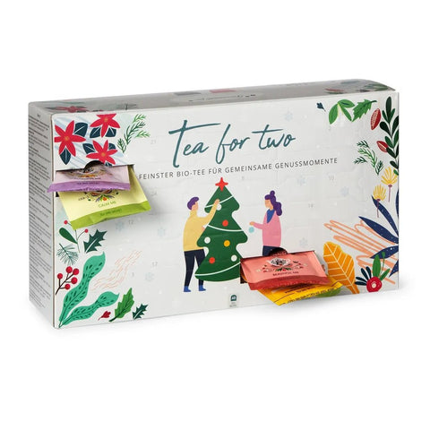 Tee Adventskalender für Zwei "Tea for Two" - 48 x Tee für den Advent - Teekränzchen