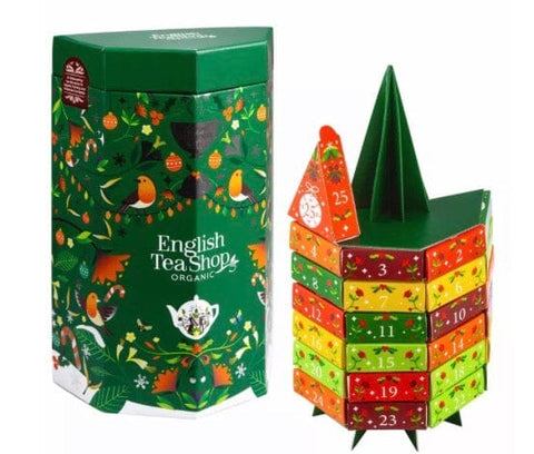 Tee Adventskalender "Tannenbaum" 25 Pyramidenbeutel - Teekränzchen