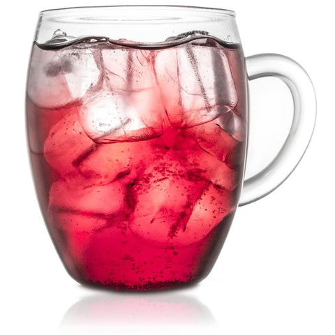 Teeglas "all in one" - mit Glasfilter 400ml - Teekränzchen