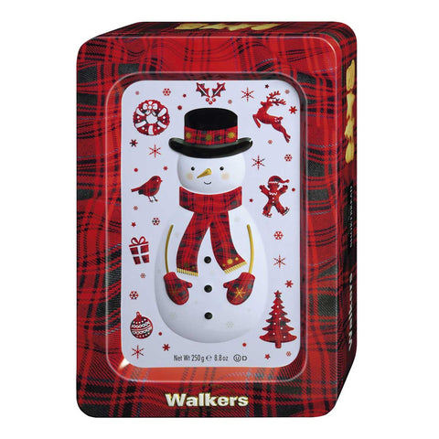 Walkers Shortbread Ltd. "Schneemann" 250g festliche Reliefdose - Teekränzchen