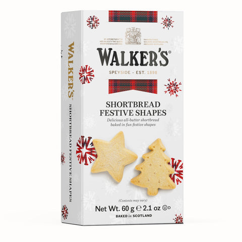 Walkers Shortbread Ltd. – Shortbread Festive Shapes 60g - Teekränzchen