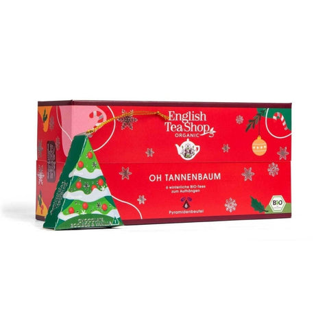 Wintertee Geschenk Oh Tannenbaum Bio 6 Pyramidenbeutel - Teekränzchen