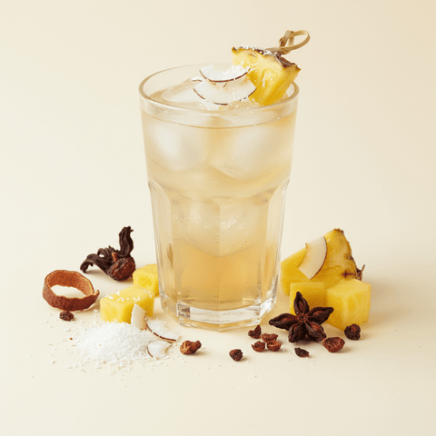Piña Colada Ice Tea – Tropisches Eistee-Rezept - Teekränzchen