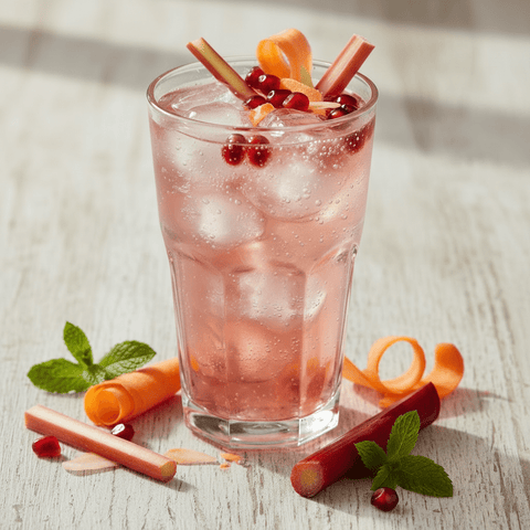 Rhabarberträumchen Spritz – Erfrischendes Tee-Rezept - Teekränzchen