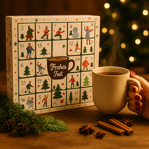 Tee Adventskalender 2025 Weinachten Advent Teegenuss - Teekränzchen