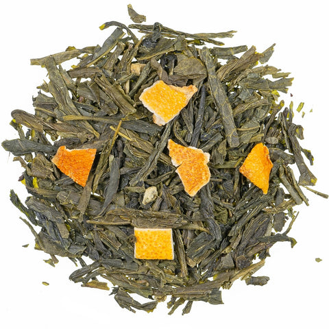BIO Grüntee „Orange“ – China Sencha mit Orange