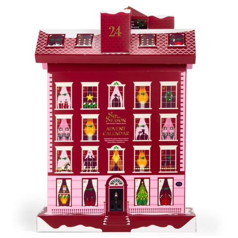 Tee Adventskalender "Winter Cottage“, 24 Pyramidenbeutel