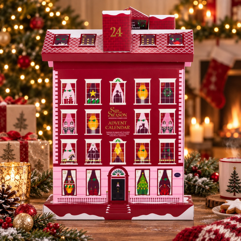 Tee Adventskalender "Winter Cottage“, 24 Pyramidenbeutel