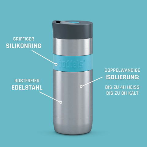 Boddels Thermobecher KOFFJE 370 ml in 4 Farben