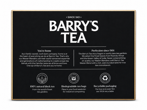 BARRY'S TEA MASTER BLEND (Schwarzer Tee, 80 Teebeutel)