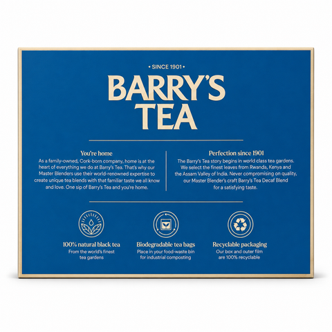 BARRY'S TEA DECAF BLEND (Schwarzer Tee, 80 Teebeutel)