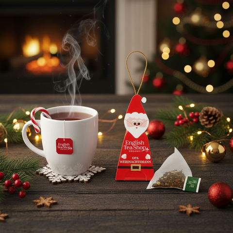 Wintertee Geschenk "Fröhliche Weihnachtsgesellen", BIO, 10 Pyramidenbeutel