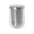 AdHoc Teeglas mit Teefilter Fusion Glass, 0,4 l