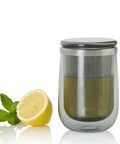 AdHoc FUSION GLASS Teeglas mit Teefilter 400ml
