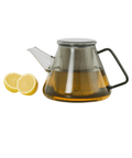 AdHoc Teekanne ORIENT+ GREY aus Borosilikatglas grau getönt 1,5 Liter