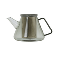AdHoc Teekanne ORIENT+ GREY aus Borosilikatglas grau getönt 1,5 Liter