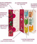 Adventskalender "Weihnachtsgeschichte" 24 Bio - Tees in festlicher Vielfalt - Teekränzchen