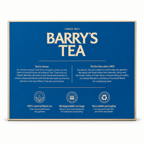 BARRY'S TEA DECAF BLEND (Schwarzer Tee, 80 Teebeutel)