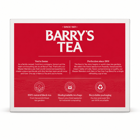 BARRY'S TEA ONE CUP BLEND (Schwarzer Tee, 100 Teebeutel)