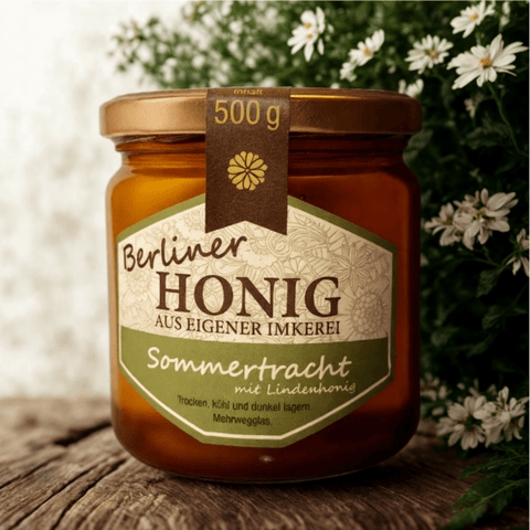 Berliner Honig - Sommertracht 500g mit Lindenhonig - Teekränzchen